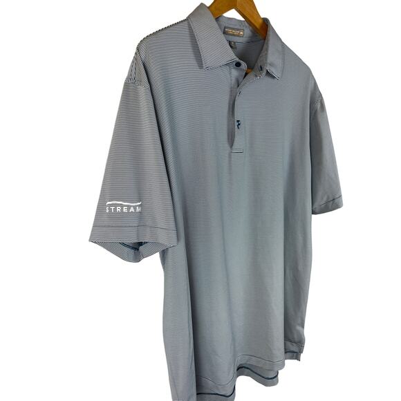 Peter Millar Summer Comfort Hales Performance Jersey Crown Sport Polo Size XL - Picture 7 of 10
